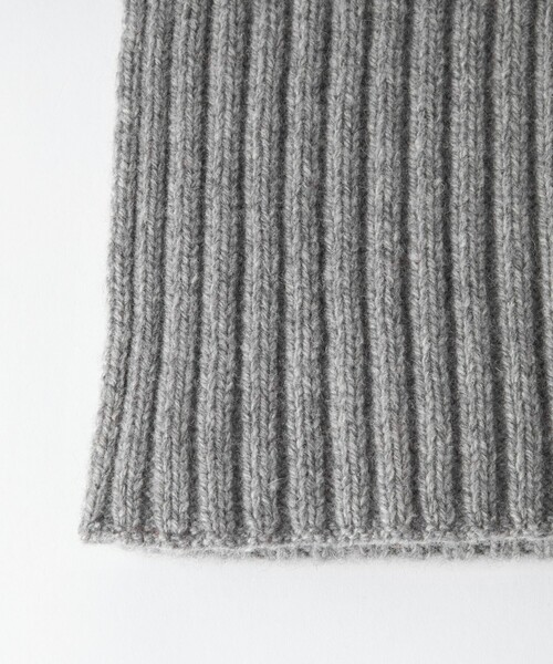 green label relaxing（グリーンレーベルリラクシング）の「ハミルトンラム リブマフラー（マフラー・メンズ・グレー/ダークブラウン/オレンジ/ネイビー・FREE）」の22枚目の写真