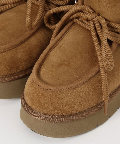 オリジナルフェイクムートンモカシンブーツ（モカシン/デッキシューズ