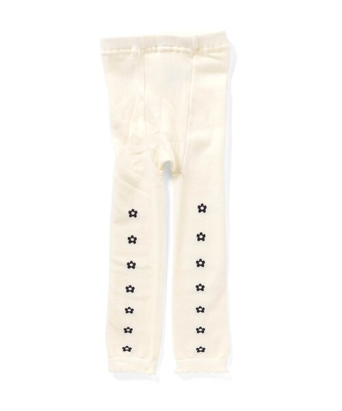 apres les cours（アプレレクール）の「リボン・お花柄レギンス（レギンス/スパッツ・キッズ・ブラック/アイボリー・90/100/110/120/140）」の7枚目の写真