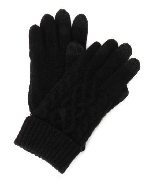 BEAMS LIGHTS Men's(ビームスライツ メンズ)の「BEAMS LIGHTS / ケーブルニットグローブ(手袋・メンズ・ホワイト/グレー/ブラック/ネイビー・ONE SIZE)」の6枚目の写真