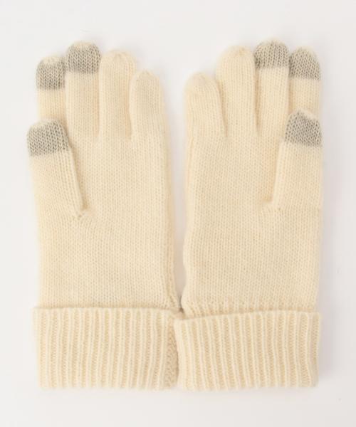 BEAMS LIGHTS Men's(ビームスライツ メンズ)の「BEAMS LIGHTS / ケーブルニットグローブ(手袋・メンズ・ホワイト/グレー/ブラック/ネイビー・ONE SIZE)」の9枚目の写真