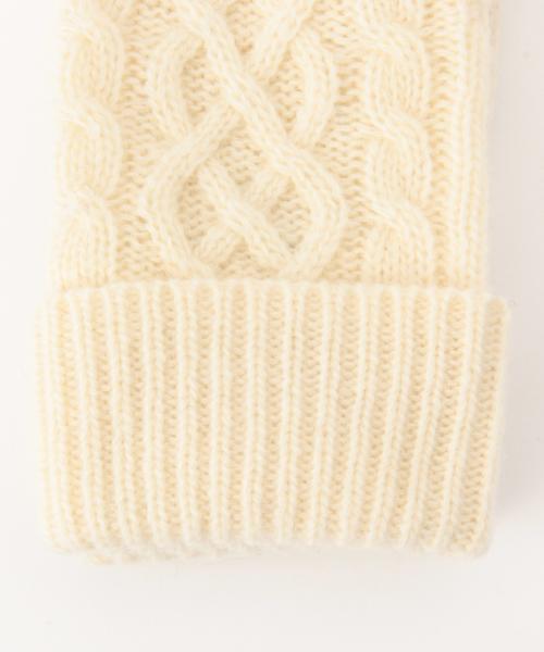 BEAMS LIGHTS Men's(ビームスライツ メンズ)の「BEAMS LIGHTS / ケーブルニットグローブ(手袋・メンズ・ホワイト/グレー/ブラック/ネイビー・ONE SIZE)」の19枚目の写真