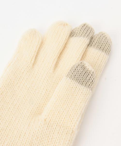 BEAMS LIGHTS Men's(ビームスライツ メンズ)の「BEAMS LIGHTS / ケーブルニットグローブ(手袋・メンズ・ホワイト/グレー/ブラック/ネイビー・ONE SIZE)」の20枚目の写真