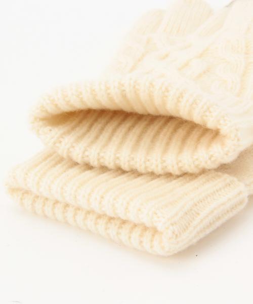 BEAMS LIGHTS Men's(ビームスライツ メンズ)の「BEAMS LIGHTS / ケーブルニットグローブ(手袋・メンズ・ホワイト/グレー/ブラック/ネイビー・ONE SIZE)」の21枚目の写真