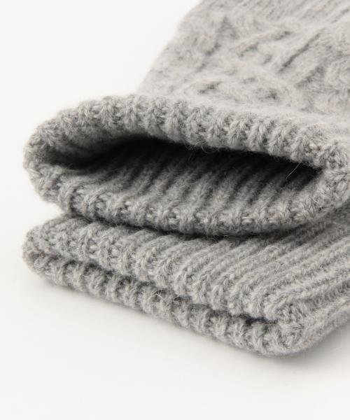 BEAMS LIGHTS Men's(ビームスライツ メンズ)の「BEAMS LIGHTS / ケーブルニットグローブ(手袋・メンズ・ホワイト/グレー/ブラック/ネイビー・ONE SIZE)」の13枚目の写真
