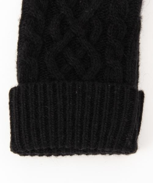 BEAMS LIGHTS Men's(ビームスライツ メンズ)の「BEAMS LIGHTS / ケーブルニットグローブ(手袋・メンズ・ホワイト/グレー/ブラック/ネイビー・ONE SIZE)」の15枚目の写真