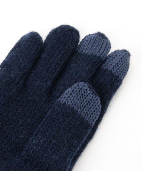BEAMS LIGHTS Men's(ビームスライツ メンズ)の「BEAMS LIGHTS / ケーブルニットグローブ(手袋・メンズ・ホワイト/グレー/ブラック/ネイビー・ONE SIZE)」の11枚目の写真