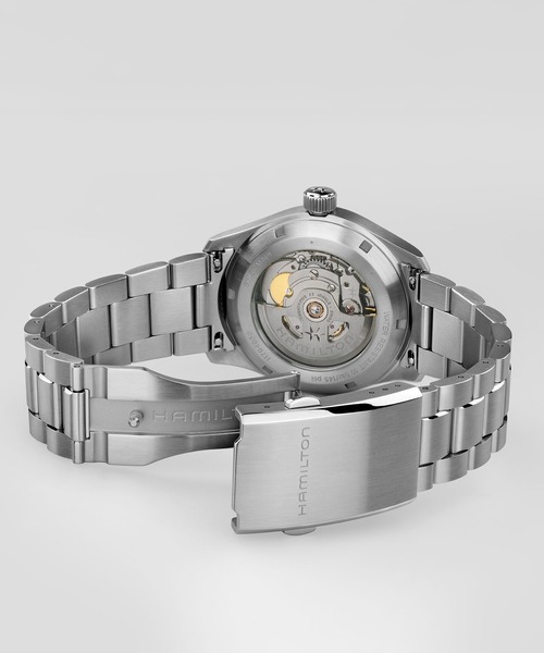 HAMILTON（ハミルトン）の「HAMILTON [ハミルトン] 腕時計 Khaki Field （カーキ フィールド） Murph オート 自動巻き 38MM ブラック×シルバー（アナログ腕時計・メンズ・ブラック・FREE）」の7枚目の写真