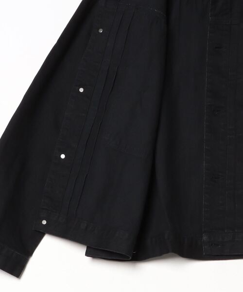 PORTER CLASSIC（ポータークラシック）の「PORTER CLASSIC / ポータークラシック：STEINBECK DENIM JACKET：PC-005-2861[COR]（デニムジャケット・メンズ・ブラック・L）」の3枚目の写真