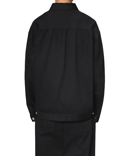 PORTER CLASSIC（ポータークラシック）の「PORTER CLASSIC / ポータークラシック：STEINBECK DENIM JACKET：PC-005-2861[COR]（デニムジャケット・メンズ・ブラック・L）」の11枚目の写真