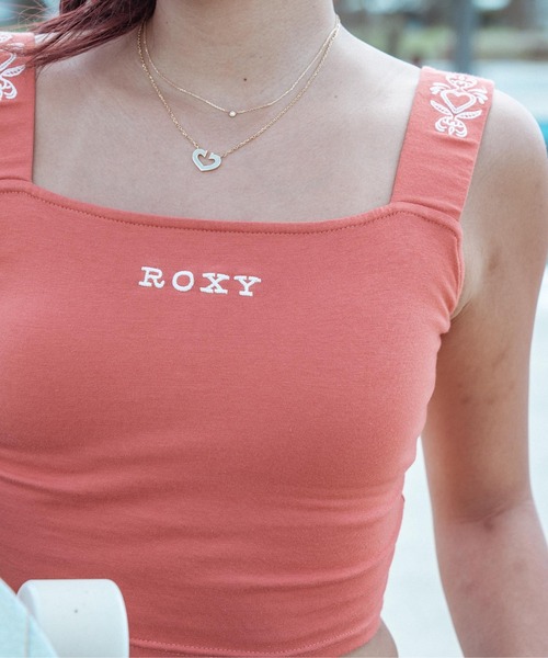 ROXY(ロキシー)の「IT'S SO LINDA /ロキシーブラカップ付きショート丈キャミ(キャミソール・レディース・グリーン/レッド/ブラック/ホワイト・SMALL/MEDIUM/LARGE)」の8枚目の写真