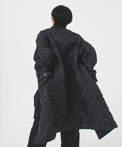 soduk(スドーク)の「【soduk】padded coat(ナイロンジャケット・レディース・ブラック・ONE SIZE)」の7枚目の写真