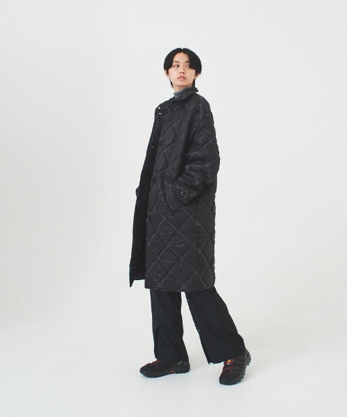 soduk(スドーク)の「【soduk】padded coat(ナイロンジャケット・レディース・ブラック・ONE SIZE)」の4枚目の写真