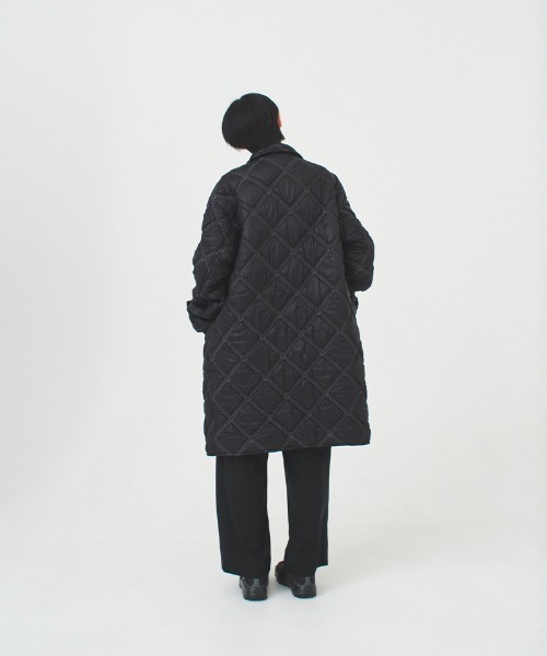 soduk(スドーク)の「【soduk】padded coat(ナイロンジャケット・レディース・ブラック・ONE SIZE)」の3枚目の写真