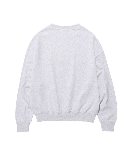 AMESWORLDWIDE(アメスワールドワイド)の「【UNISEX】AMES WORLDWIDE/デニムロゴプルオーバー(ウラケ)(スウェット・レディース・ライトグレー/ブラック・SMALL/MEDIUM/LARGE)」の5枚目の写真