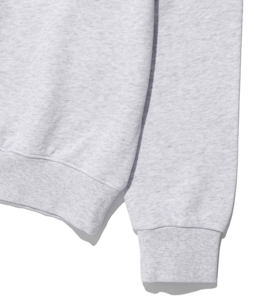 AMESWORLDWIDE(アメスワールドワイド)の「【UNISEX】AMES WORLDWIDE/デニムロゴプルオーバー(ウラケ)(スウェット・レディース・ライトグレー/ブラック・SMALL/MEDIUM/LARGE)」の7枚目の写真