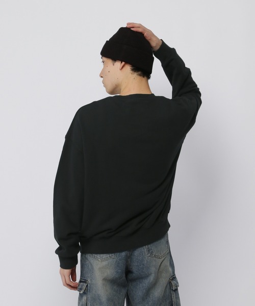 AMESWORLDWIDE(アメスワールドワイド)の「【UNISEX】AMES WORLDWIDE/デニムロゴプルオーバー(ウラケ)(スウェット・レディース・ライトグレー/ブラック・SMALL/MEDIUM/LARGE)」の21枚目の写真