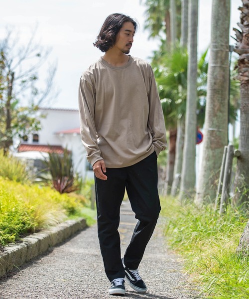 JEMORGAN(ジェーイーモーガン)の「『JEMORGAN LONG JOHNS/ジェーイーモーガンロングジョーンズ』天竺クルーネック長袖Tシャツ【+】(Tシャツ/カットソー・メンズ・杢グレー/ブラック/ブラウン系1/ネイビー/オフホワイト・L/XL/M)」の17枚目の写真