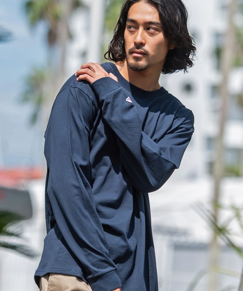 JEMORGAN(ジェーイーモーガン)の「『JEMORGAN LONG JOHNS/ジェーイーモーガンロングジョーンズ』天竺クルーネック長袖Tシャツ【+】(Tシャツ/カットソー・メンズ・杢グレー/ブラック/ブラウン系1/ネイビー/オフホワイト・L/XL/M)」の18枚目の写真