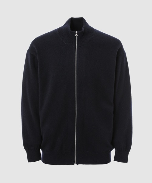PORTER CLASSIC(ポータークラシック)の「CASHMERE KNIT ZIP UP(ニット/セーター・メンズ・ブラック/ネイビー/チャコールグレー・L/M)」の3枚目の写真