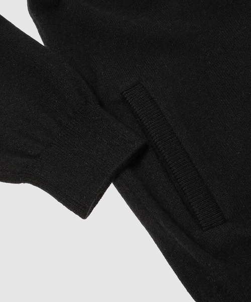 PORTER CLASSIC(ポータークラシック)の「CASHMERE KNIT ZIP UP(ニット/セーター・メンズ・ブラック/ネイビー/チャコールグレー・L/M)」の6枚目の写真