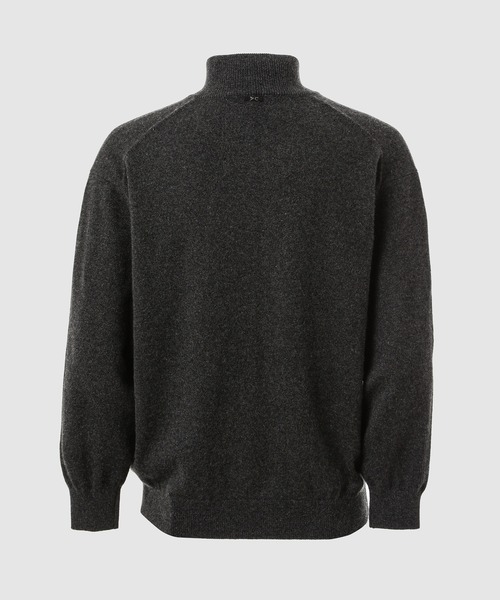 PORTER CLASSIC(ポータークラシック)の「CASHMERE KNIT ZIP UP(ニット/セーター・メンズ・ブラック/ネイビー/チャコールグレー・L/M)」の8枚目の写真