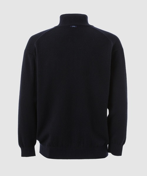 PORTER CLASSIC(ポータークラシック)の「CASHMERE KNIT ZIP UP(ニット/セーター・メンズ・ブラック/ネイビー/チャコールグレー・L/M)」の9枚目の写真