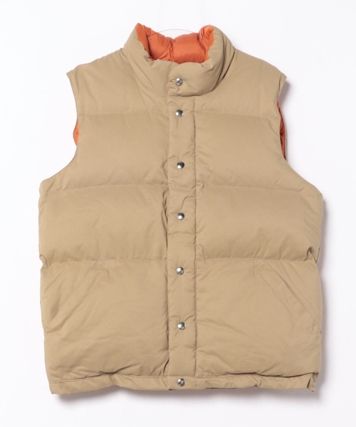 Crescent Down Works(クレセントダウンワークス)の「【Crescent Down Works/クレセントダウンワークス】crescent Italian Vest(Shell: 60/40 Cotton/Nylon) ダウンベスト(ダウンベスト・メンズ・ベージュ/ブラック・LARGE/X-LARGE/MEDIUM)」の5枚目の写真
