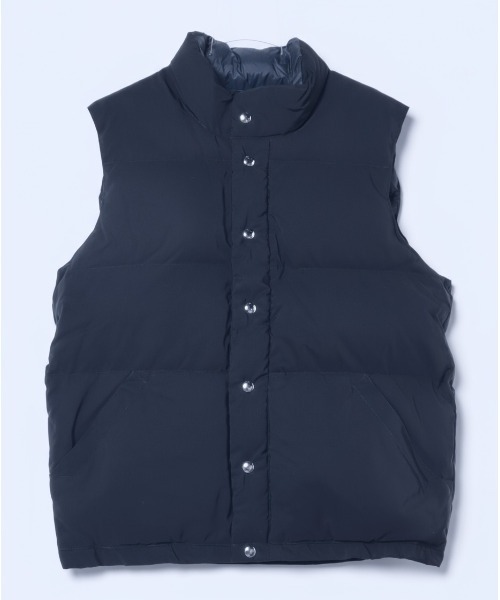 Crescent Down Works(クレセントダウンワークス)の「【Crescent Down Works/クレセントダウンワークス】crescent Italian Vest(Shell: 60/40 Cotton/Nylon) ダウンベスト(ダウンベスト・メンズ・ベージュ/ブラック・LARGE/X-LARGE/MEDIUM)」の8枚目の写真