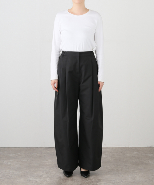 AMOMENTO アモーメント★TWO TUCK BALLOON PANTS バルーンパンツ Two Tuck Balloon Pants