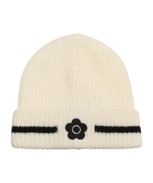 MARY QUANT（マリークワント）の「デイジーエンブロニット キャップ