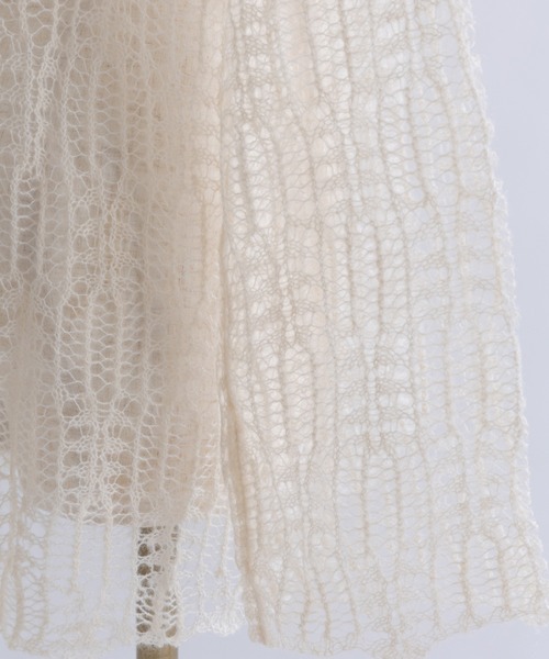 EN NEUME（エンノイム）の「Mohair Blend Sheer Knit Tunic（ニット/セーター・レディース・レッド/アイボリー/ブルー・FREE）」の19枚目の写真