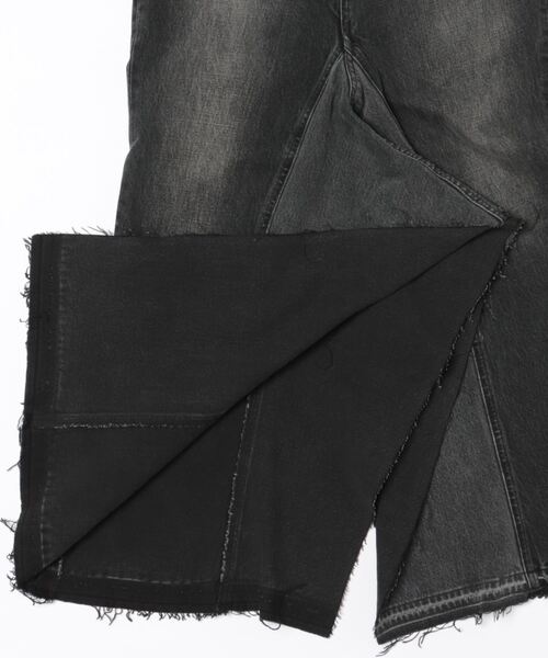 MOUSSY（マウジー）の「REMAKE DENIM マーメイドスカート（デニムスカート・レディース・ブラック/ブルー・1/2/0）」の19枚目の写真