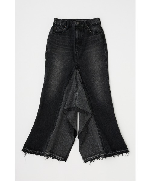 MOUSSY（マウジー）の「REMAKE DENIM マーメイドスカート（デニムスカート・レディース・ブラック/ブルー・1/2/0）」の3枚目の写真