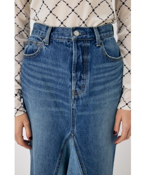 MOUSSY（マウジー）の「REMAKE DENIM マーメイドスカート（デニムスカート・レディース・ブラック/ブルー・1/2/0）」の12枚目の写真