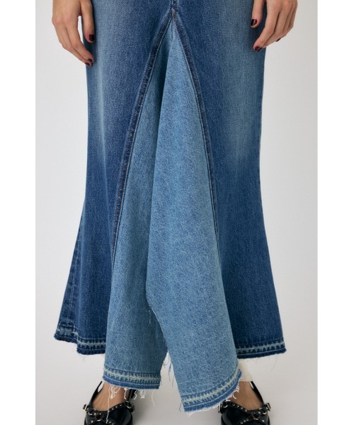 MOUSSY（マウジー）の「REMAKE DENIM マーメイドスカート（デニムスカート・レディース・ブラック/ブルー・1/2/0）」の14枚目の写真