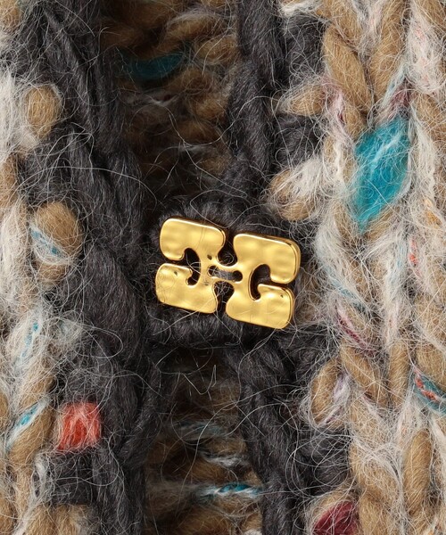 GANNI（ガニー）の「GANNI/ガニー CHUNKY MARLED HANDKNIT CARDIGAN / K2312 / ハンドニットクロップカーディガン（カーディガン/ボレロ・レディース・その他9・SMALL）」の6枚目の写真