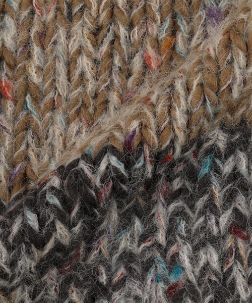 GANNI（ガニー）の「GANNI/ガニー CHUNKY MARLED HANDKNIT CARDIGAN / K2312 / ハンドニットクロップカーディガン（カーディガン/ボレロ・レディース・その他9・SMALL）」の7枚目の写真