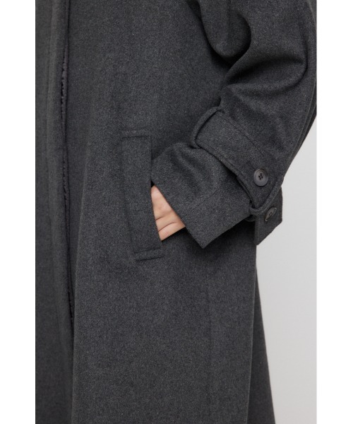 LAGUA GEM（ラグアジェム）の「SIMPLY OVER ロングコート（チェスターコート・レディース・グレー/ブラック/カーキ・FREE）」の16枚目の写真