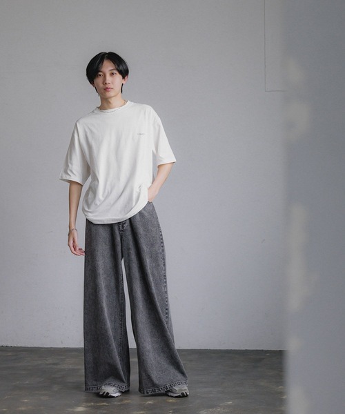 セール】大人見えルーズデニム/AND YUA ANY/234664（デニムパンツ