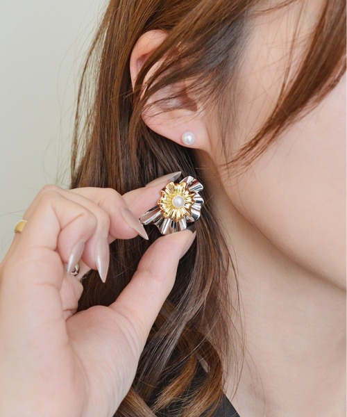 styiro(スタイロ)の「ニッケルフリー4wayメタルカスタムパールピアス(ピアス(両耳用)・レディース・ゴールド系その他・FREE)」の13枚目の写真
