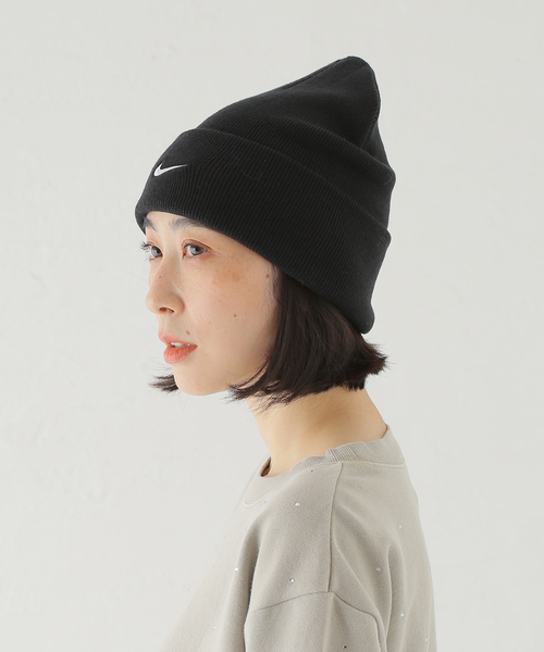 Spick & Span(スピックアンドスパン)の「NIKE / ナイキ ピーク ビーニー TC スウッシュ F24 L(ニットキャップ/ビーニー・レディース・ブラック・FREE)」の8枚目の写真