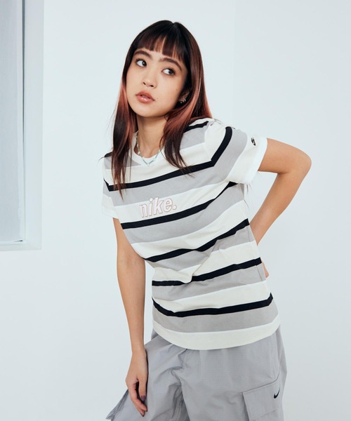 NIKE リンガーTシャツ　トライフィット セール】ナイキ スポーツウェア ウィメンズ リンガー Tシャツ