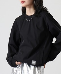 GUESS UNI WOVEN L/SLV TEE SHIRT ロンT