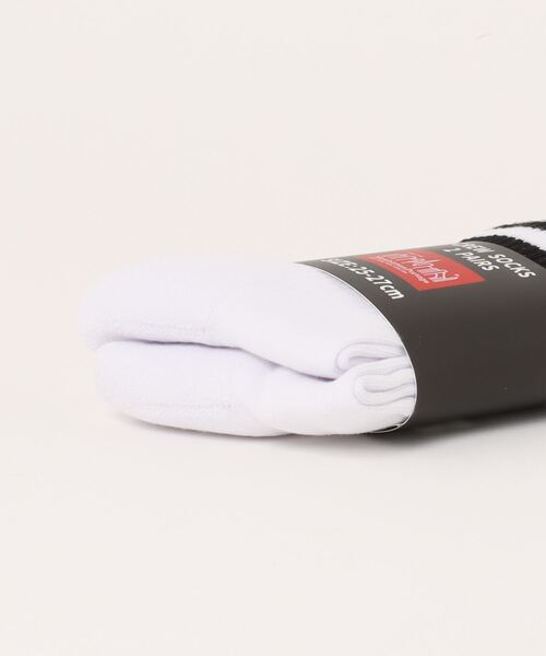 Manhattan Portage(マンハッタンポーテージ)の「Crew Line Socks 2P Set(ソックス/靴下・メンズ・ブラック×ホワイト/ホワイト×ホワイト/ブラック×ブラック・MEDIUM/SMALL)」の13枚目の写真