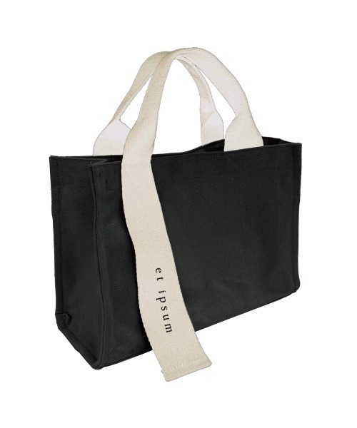 and it_（アンドイット）の「オッドハンドルトート（トートバッグ・レディース・アイボリー/ブラック系1/チャコールグレー/グレー/ブラック系2・FREE）」の4枚目の写真