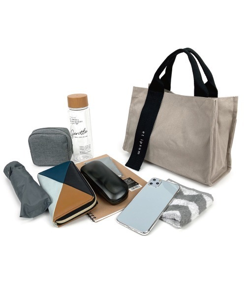 and it_（アンドイット）の「オッドハンドルトート（トートバッグ・レディース・アイボリー/ブラック系1/チャコールグレー/グレー/ブラック系2・FREE）」の10枚目の写真