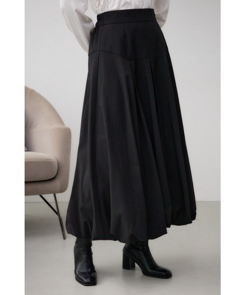 AZUL by moussy(アズールバイマウジー)の「ボリュームバルーンスカート(スカート・レディース・ブラウン系その他/ブラック系その他/アイボリー/ブラック/ホワイト系その他・SMALL/MEDIUM)」の4枚目の写真