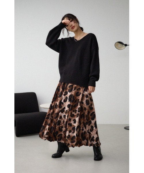 AZUL by moussy(アズールバイマウジー)の「ボリュームバルーンスカート(スカート・レディース・ブラウン系その他/ブラック系その他/アイボリー/ブラック/ホワイト系その他・SMALL/MEDIUM)」の17枚目の写真