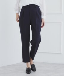 《通勤・セレモニー/セットアップ対応》多機能ストレッチテーパードパンツ【洗濯機洗い可/防シワ/抗ピル】